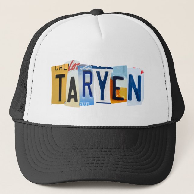 Casquette de plaque d'immatriculation Taryen (Devant)