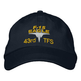 casquette de pointe de golf de 43TFS F-15 Eagle