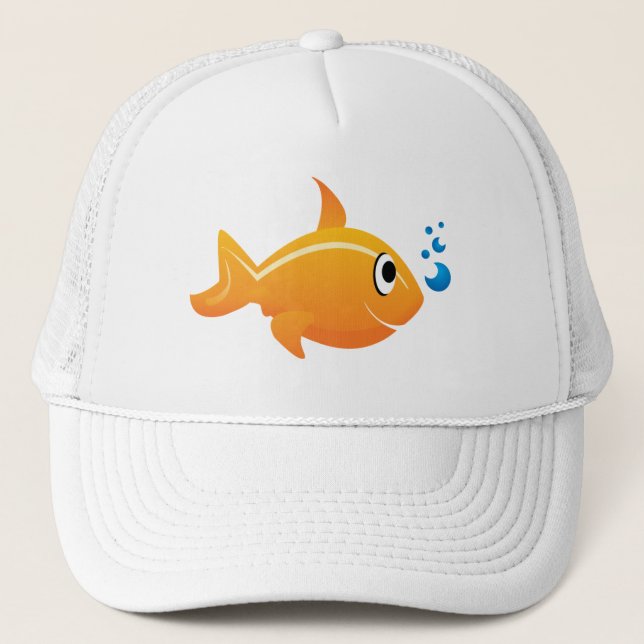 Casquette de poissons d'or (Devant)