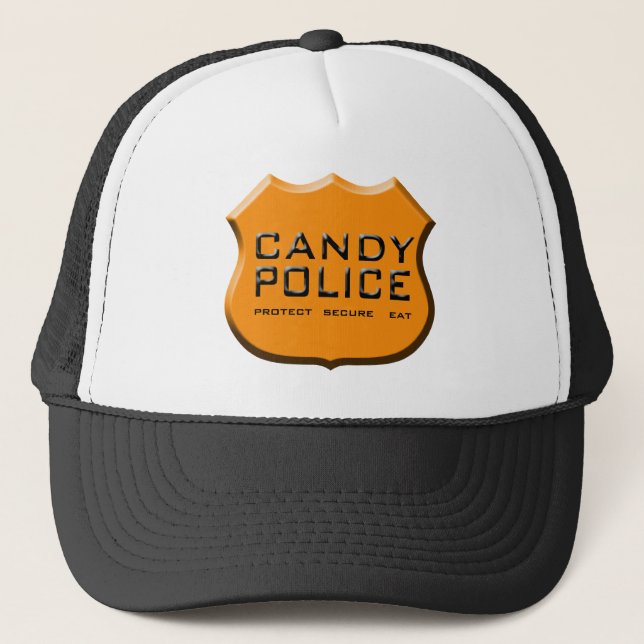 Casquette de police de sucrerie (Devant)