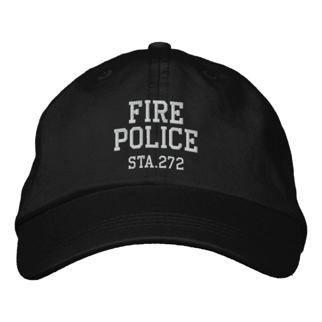 casquette de police des incendies (Devant)