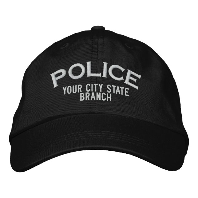 Casquette de police personnalisé (Devant)
