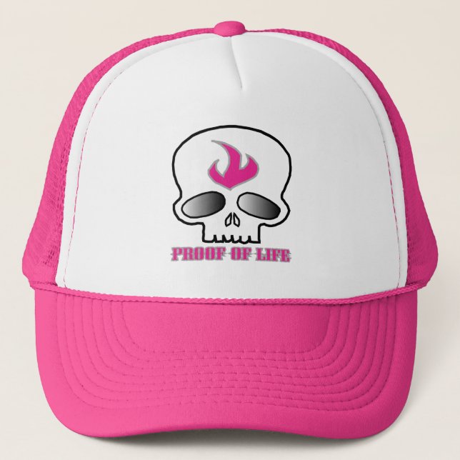 CASQUETTE de POLSKULLpink (Devant)