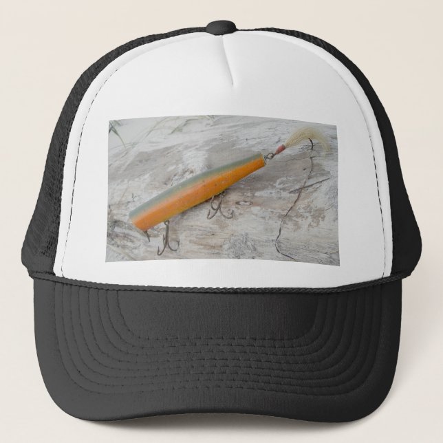 Casquette de Popper vintage Lure Series Blue Strea (Devant)