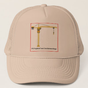 Casquette de porion de surface de grue à tour