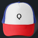 Casquette de Q pour montrer votre soutien d'atout<br><div class="desc">Casquette de Q pour montrer votre Président Trump et le mouvement de soutien de Great Awakening.</div>