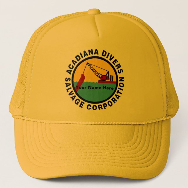 Casquette de récupération de plongeurs d'Acadiana (Devant)
