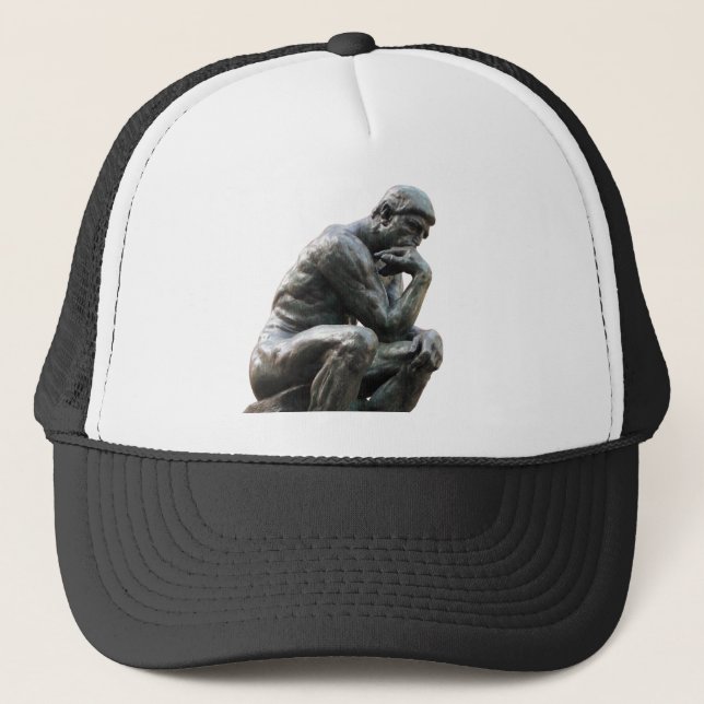 Casquette de réflexion - Penseur de Rodin (Devant)