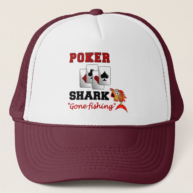 Casquette de requins de poker (Devant)