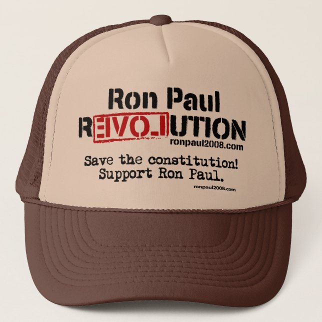 Casquette de révolution de Ron Paul (Devant)