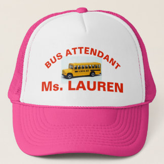 CASQUETTE DE ROSE DE MONITEUR D'AUTOBUS