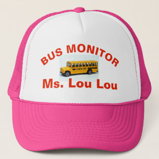 CASQUETTE DE ROSE DE MONITEUR D'AUTOBUS