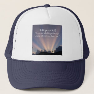 Casquette de routier chrétien Philippiens 4:13