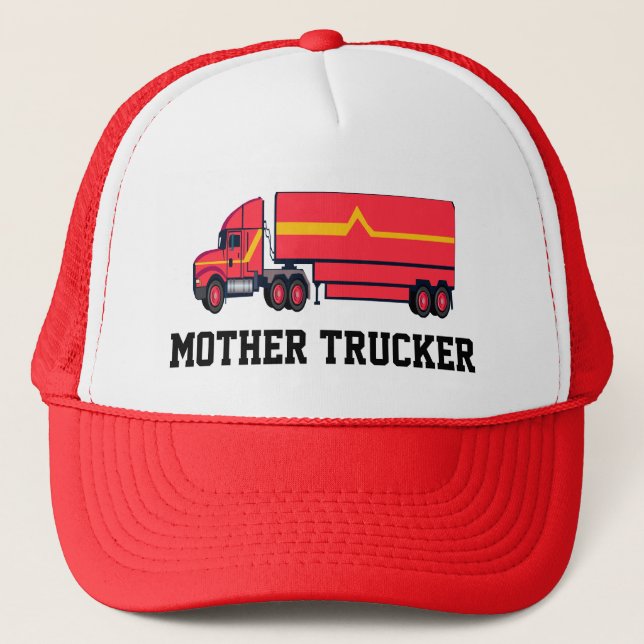 Casquette de routier de mère camionneur (Devant)