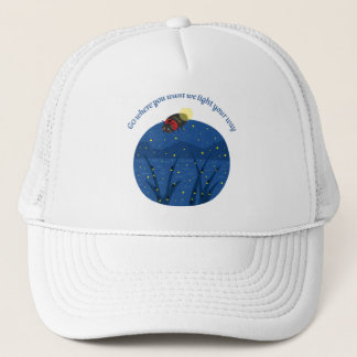 Casquette de routier insecte luciole amoureux de l