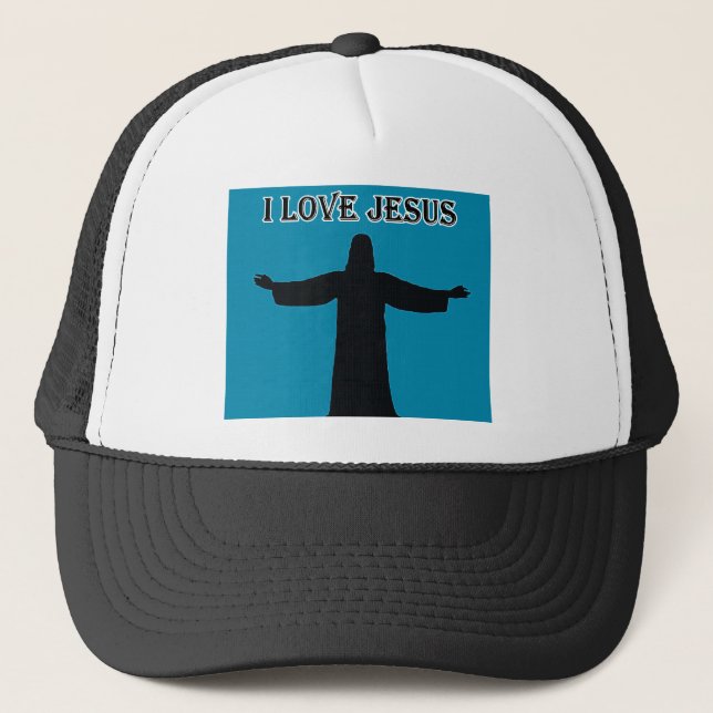 Casquette de routier j'aime jésus (Devant)