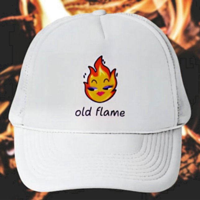 Casquette de routier Old Flame – Style Féminin Fou (Créateur téléchargé)