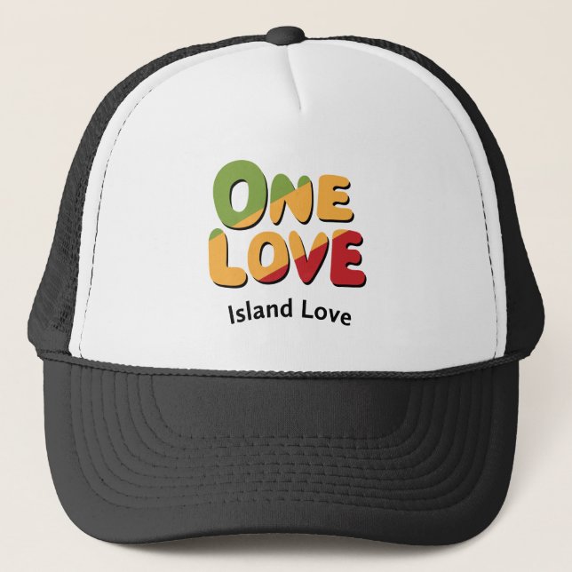 Casquette de routier One Love (Devant)