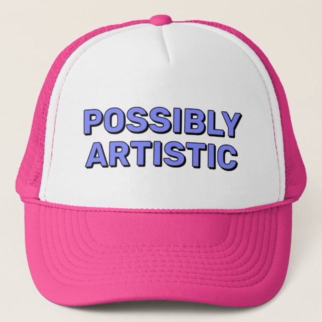 Casquette de routier Possiblement Artistique™ (Devant)