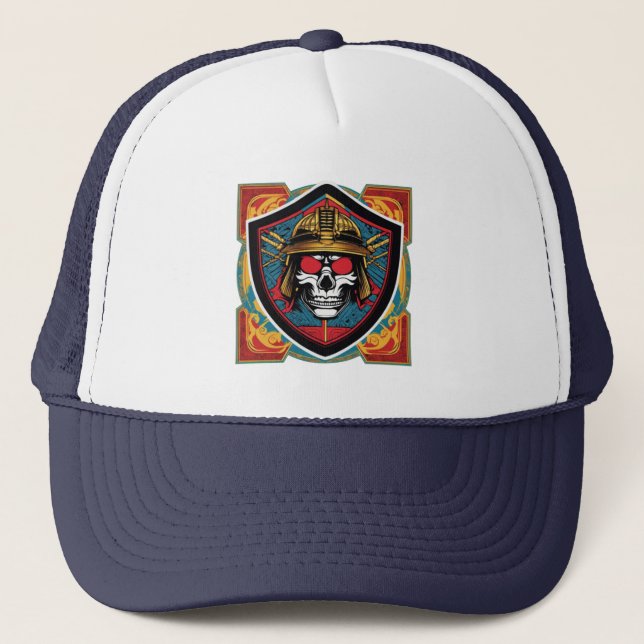 Casquette de routier Samouraï Guerrier (Devant)