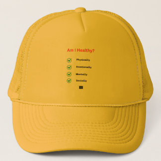 Casquette de routier sur le mode de vie Santé et F