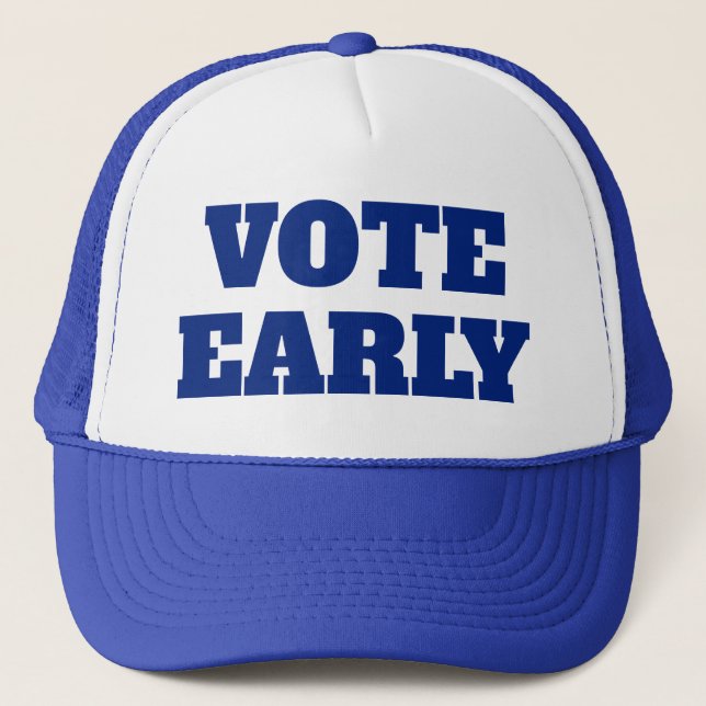 Casquette de routier Vote Early (Devant)