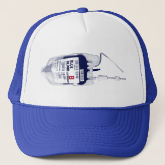 Casquette de sang bleu