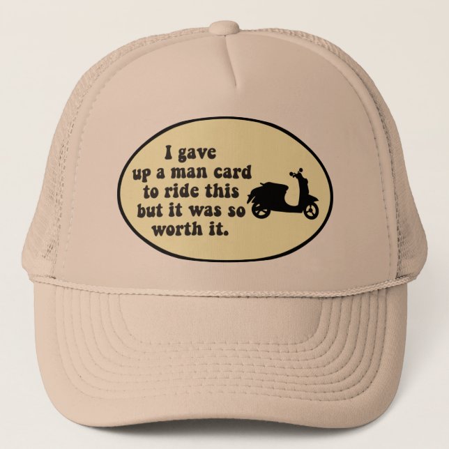 Casquette de scooter de carte d'homme (Devant)