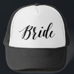 Casquette de script noir Bride<br><div class="desc"></div>