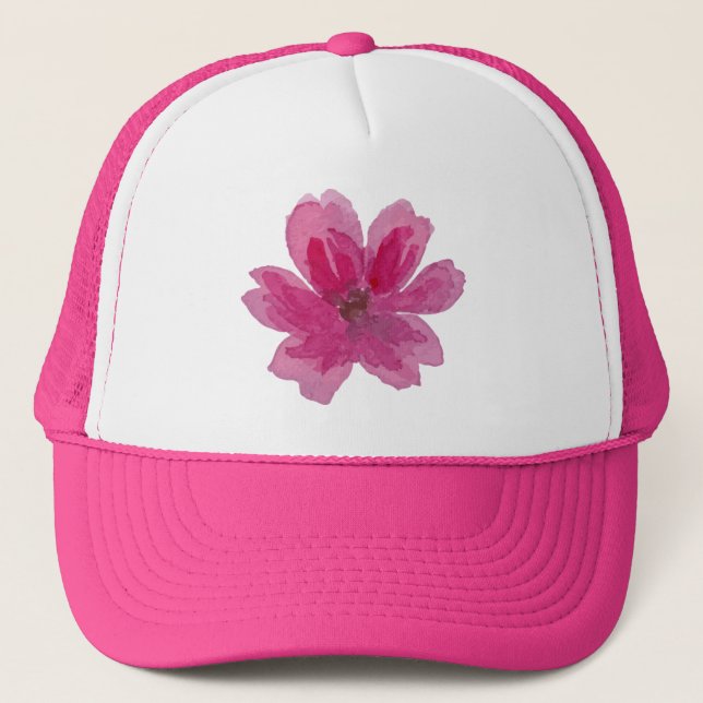 Casquette de seau à fleurs esthétique (Devant)