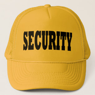 Casquette de sécurité - texte noir