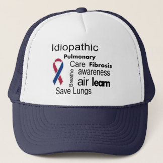 Casquette de sensibilisation à la fibrose pulmonai