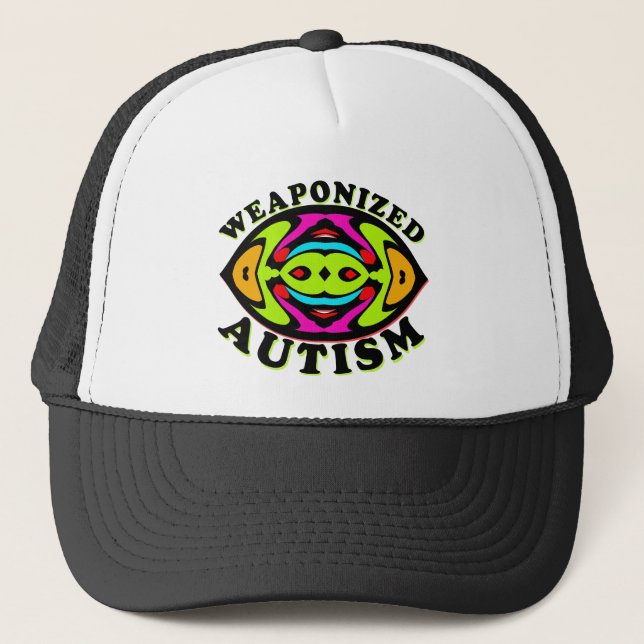 Casquette de sensibilisation à l'autisme militaris (Devant)