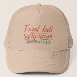 Casquette de slogan de mères salées enfants sauvag