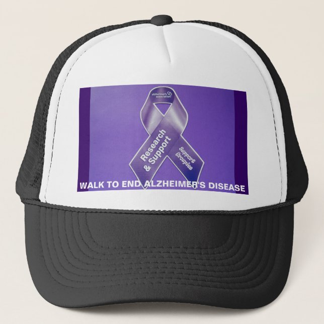 Casquette de soutien d'Alzheimer (Devant)
