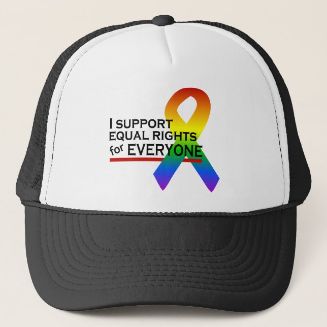 Casquette de soutien pour les droits égaux - chois (Devant)
