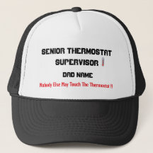 Casquette de Superviseur de Thermostat Personnalis