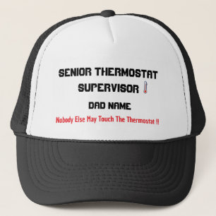Casquette de Superviseur de Thermostat Personnalis