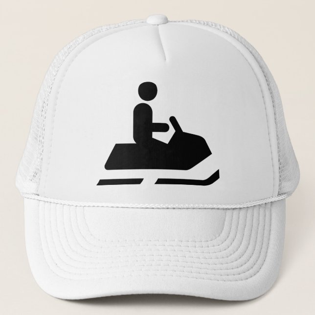 Casquette de symbole de Snowmobile (Devant)