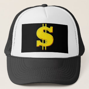 Casquette de symbole dollar