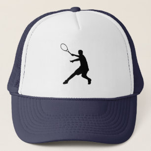 Casquette de tennis avec symbole de silhouette de