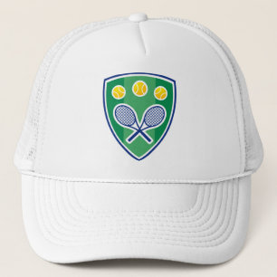 Casquette de tennis blanc avec logo classique