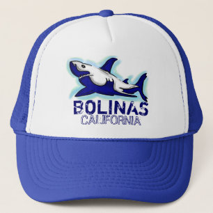 Casquette de thème de requin bleu de Bolinas la