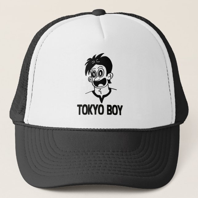 Casquette de Tokyo Boy (ligne noire) (Devant)