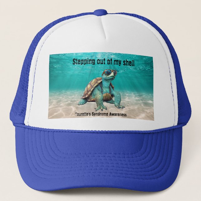 Casquette de tortue personnalisée du syndrome de T (Devant)