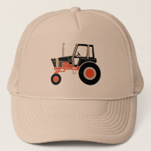 Casquette de tracteur noir