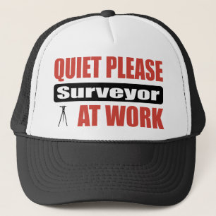 Casquette De tranquillité arpenteur svp au travail