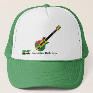 casquette de traqueur de guitare de rasta