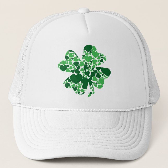Casquette de trèfle de shamrock du jour de St (Devant)
