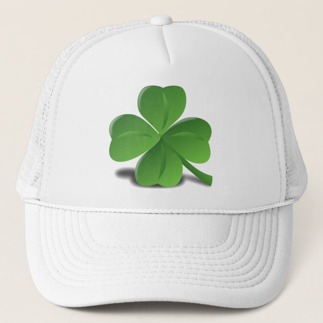 Casquette de trèfle de shamrock du jour de St (Devant)